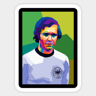 Franz Beckenbauer Wpap Art Sticker